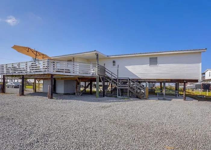 1 Mi To Festivals! Grand Isle Getaway W/ Deck